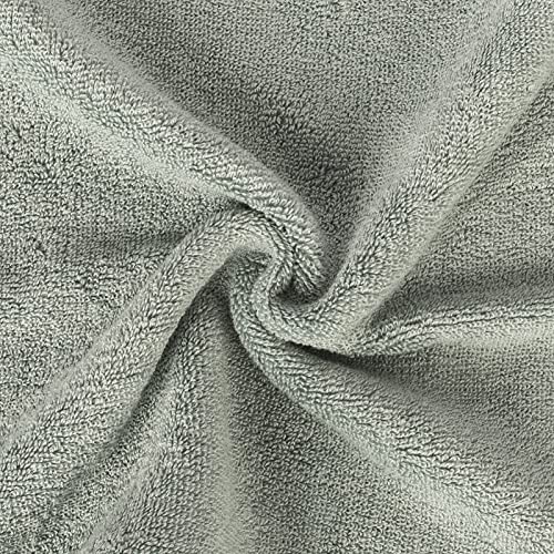 4 Pcs Blush Green Fingertip Towels for Bathroom - 11 x 18 Inches, Extra Absorbent and Soft Terry Towels for Sensitive Skin, Quick Dry.