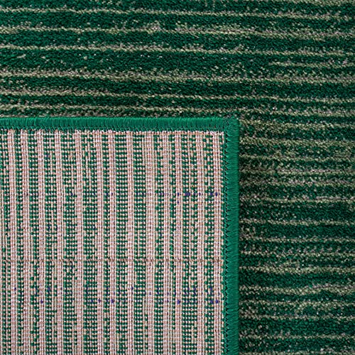 SAFAVIEH Vision Collection Runner Rug - 2'2" x 6', Dark Green, Modern Ombre Design, Non-Shedding & Easy to Clean, Ideal for Entryway, Foyer, Bedroom (VSN606Y) - color: Dark Green, size: 2'2" x 6' (Runner)