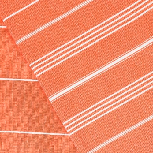 Bersuse Towels Anatolia XL Beach Blanket Throw Blanket Turkish Towel 100% Cotton Extra-Large Quick-Dry Lightweight Premium Peshtemal Towel - 61x82 Inches, Dark Orange - color: Dark Orange