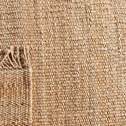 SAFAVIEH Natural Fiber Collection Accent Rug - 2'6" x 4', Natural, Handmade Boho Fringe Woven Jute, Ideal for High Traffic Areas in Entryway, Living Room, Bedroom (NF368A) - color: Natural, size: 2'6" x 4' (Rectangular)
