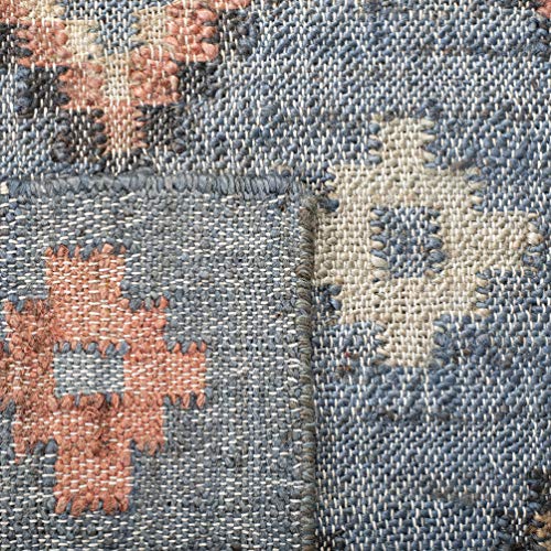 SAFAVIEH Kilim Collection Accent Rug - 4' x 6', Charcoal & Gold, Charcoal and Gold Wool Design, Ideal for High Traffic Areas in Entryway, Living Room, Bedroom (KLM753F) - color: Charcoal/Gold, size: 4' x 6' (Rectangular)