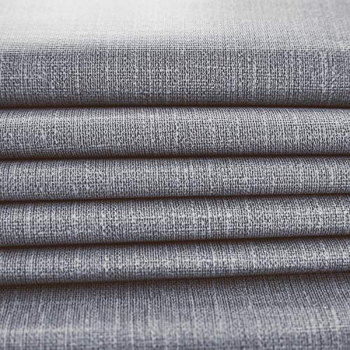 NLMUVW Dark Grey Square Vinyl Tablecloth Heavy Duty, 100% Waterproof Small PVC Table Cover Oil Prood Wipe Clean Table Cloth for Kitchen Dining Picnic, 42 x 42 inch - color: Dark Grey, size: 42" x 42" (Square)