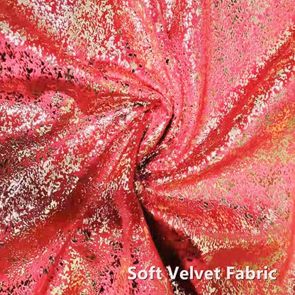 Deeprove Throw Pillow Cover Both Sides Sparkle Gold Foil Print, Soft Velvet Hidden Zipper Closure Accent Pillow Cushion Case for Bedroom, Living Room, Sofa, Square 22 x 22 Inches 1 Pack, Christmas Red - color: Christmas Red, size: 22” x 22”, 1 Pack