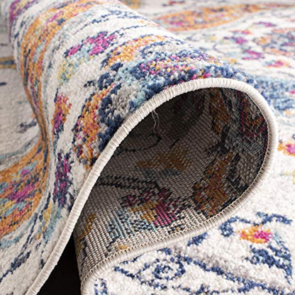 Safavieh Madison Collection 2'3" x 4' CreamMulti MAD600B Boho Chic Glam Paisley Non-Shedding Entryway Living Room Foyer Bedroom Kitchen Accent Rug (Pack of 2) - size: 2'3" x 4' (Rectangular) (Pack of 2)