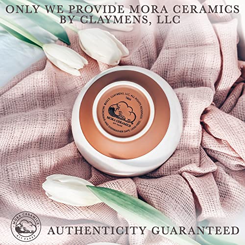 Mora Ceramic Small Dessert Bowls - 16oz, Set of 6 - Microwave, Oven and Dishwasher Safe, For Rice, Ice Cream, Soup, Snacks, Cereal, Chili, Side Dishes etc - Microwavable Kitchen Bowl, Vanilla White - color: Vanilla White