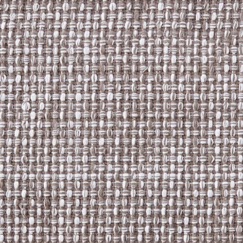 Sweet Home Collection 100% Cotton Placemats for Dining Room Rectangle Two Tone Woven Fabric 13" x 19" Soft Durable Table Mat Set, Set of 6, Gray - color: Gray, size: Rectangle 13" x 19"