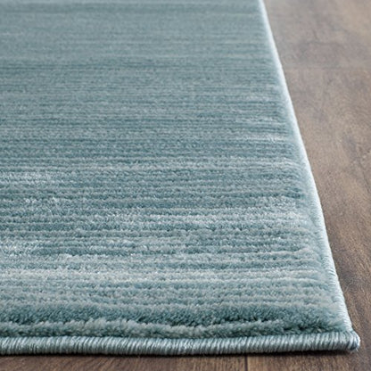 SAFAVIEH Vision Collection Accent Rug - 2'2" x 4', Aqua, Modern Ombre Design, Non-Shedding & Easy to Clean, Ideal for Entryway, Foyer, Bedroom (VSN606B) - color: Aqua, size: 2'2" x 4' (Rectangular)