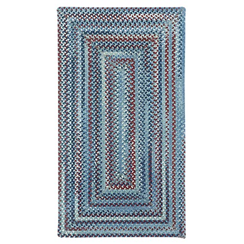 Capel Rugs American Heritage, 2x3 Foot, Barn Blue - for Living Room, Bedroom, Dining Room - color: Barn Blue, size: 2' x 3' (Rectangular)