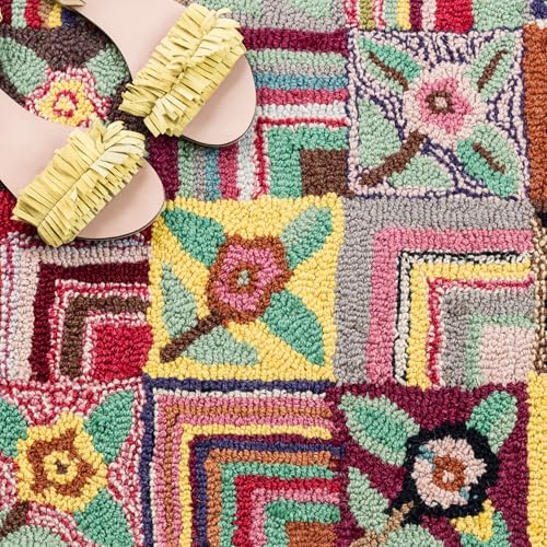 Dash & Albert Gypsy Rose MulticolorWool Runner Rug, 2'6"x8' | , , Floral & Paisley Pattern - size: 2'6" x 8' (Runner)