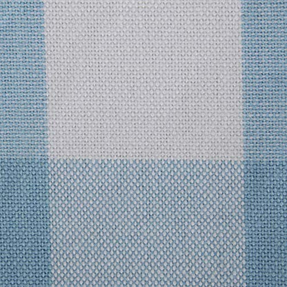 DII Buffalo Check Collection, Classic Farmhouse Cloth Napkin Set, 20x20, Light Blue & White, 6 Piece - color: Light Blue & White, size: 20" x 20" (Set of 6)