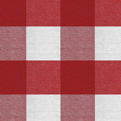 Encasa XO Pot Holders, Quilted Kitchen Hot Pads 8"x8" Buffalo Red Checks | 100% Eco-Friendly Cotton | Thick Cotton Padding Insulation | Convenient Hanging Loop | Set of 2 - color: Buffalo Red Checks