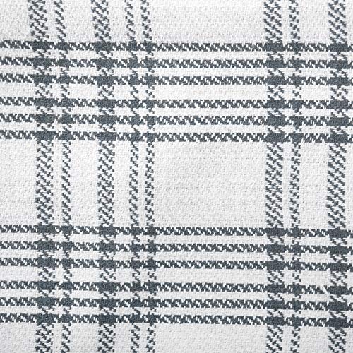 DII Assorted Woven, Kitchen Dishtowel Set, 18x28, Gray, 5 Piece - color: Gray