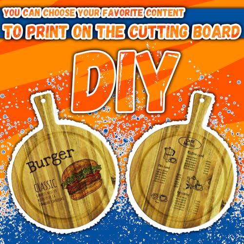 20 Pack Bulk Round Acacia Wood Cutting Boards with Handles, 15.7 Inch - size: 20Pcs