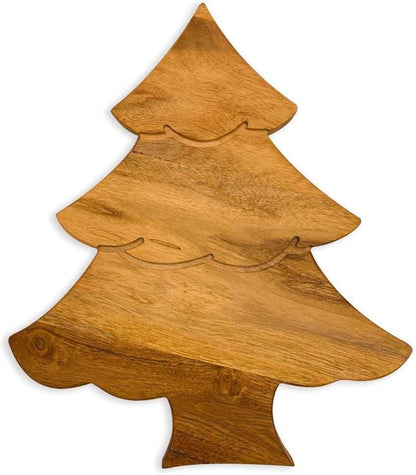 Sophia Art 100% Acacia Wooden Chopping Board, Butcher Block for Vegetables, Cafe and Restaurant, Serving Board,Charcuterie Board Cutting Board, Brown (Tree with Grooves, 11"L x 9.75"W) - color: Tree with Grooves, 11"L x 9.75"W