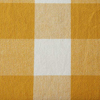 DII Buffalo Check Collection, Classic Farmhouse Cloth Napkin Set, 20x20, Honey Gold, 6 Piece - color: Honey Gold, size: 20" x 20" (Set of 6)