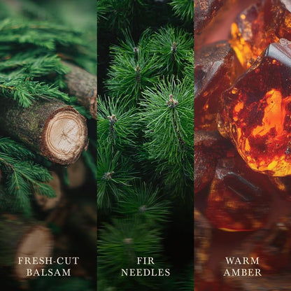 WoodWick Large Hourglass Candle Fraser Fir - Premium Soy Blend Wax Pluswick Innovation Wood Wick Made in USA - color: Fraser Fir, size: 21.5oz