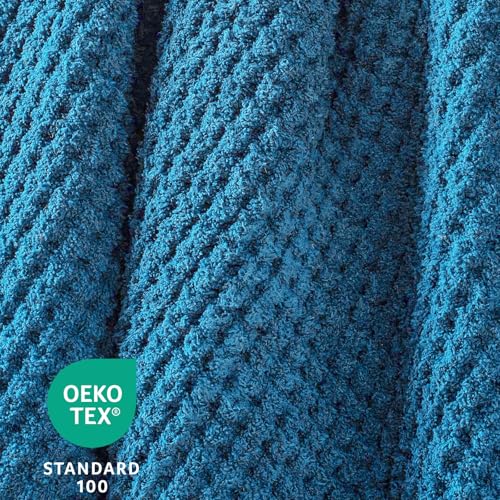 Knit Throw Blanket for Couch, Soft Cozy Fluffy Knitted Blanket for Sofa, Bed, Gift for Women Girls (Twin 60"x80") - size: Twin 60"x80"