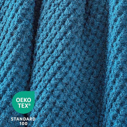 Knit Throw Blanket for Couch, Soft Cozy Fluffy Knitted Blanket for Sofa, Bed, Gift for Women Girls (Twin 60"x80") - size: Twin 60"x80"