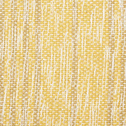 DII Woven Rag Rug Collection Recycled Yarn Variegated Rustic Stripe, 2x3', Honey Gold - color: Honey Gold