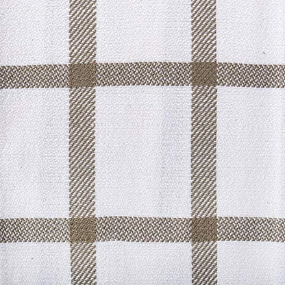 DII Assorted Woven, Kitchen Dishtowel Set, 18x28, Brown, 5 Piece - color: Brown