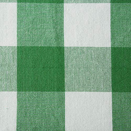 DII Buffalo Check Collection, Classic Farmhouse Cloth Napkin Set, 20x20, Green & White, 6 Piece - color: Green & White, size: 20" x 20" (Set of 6)