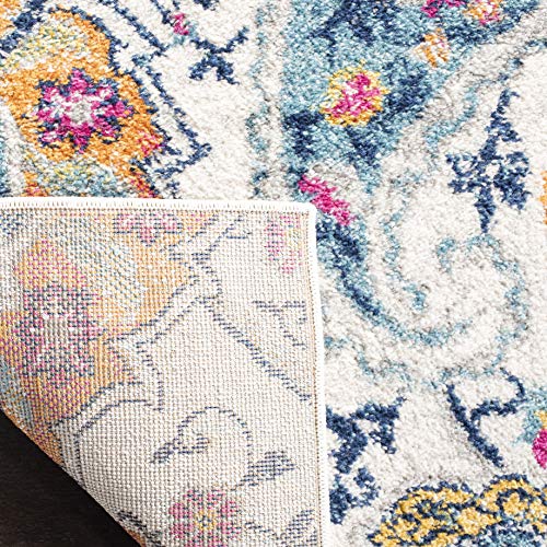 Safavieh Madison Collection 2'3" x 4' CreamMulti MAD600B Boho Chic Glam Paisley Non-Shedding Entryway Living Room Foyer Bedroom Kitchen Accent Rug (Pack of 2) - size: 2'3" x 4' (Rectangular) (Pack of 2)
