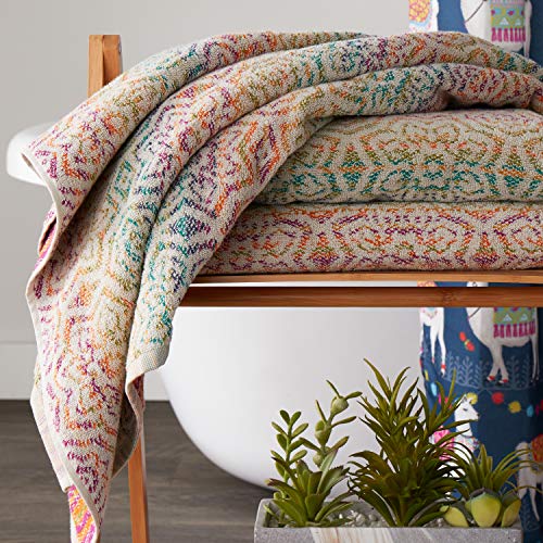SKL Home Rhapsody Jacquard Bath Towel, Multi - color: Rhapsody, Multi, style: Bath Towel