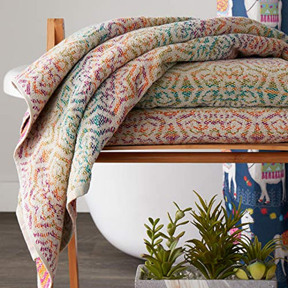 SKL Home Rhapsody Jacquard Bath Towel, Multi - color: Rhapsody, Multi, style: Bath Towel