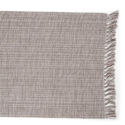 100% Cotton Table Runner - 72x13 Inch, Chambery Textured Table Runner, Durable & Elegant for Dining Table, Wedding, Restaurant, Oeko-TEX Certified - Charcoal Grey - color: Charcoal Grey