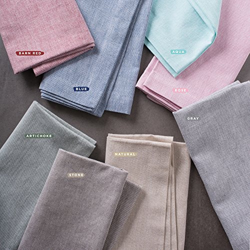 DII Chambray Kitchen, Tabletop Collection, Natural, 60x120 - color: Natural, size: 120" x 60" (Rectangular)