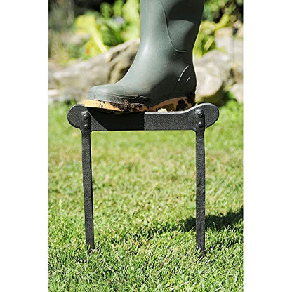 Achla Designs BS-03 Metal Boot Scraper Outdoor, Black 17" L (Pack of 8) - size: 17"L (Pack of 8)