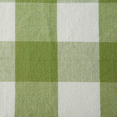 DII Buffalo Check Collection, Classic Farmhouse Cloth Napkin Set, 20x20, Antique Green, 6 Piece - color: Antique Green, size: 20" x 20" (Set of 6)