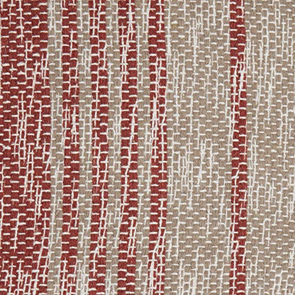 DII Woven Rag Rug Collection Recycled Yarn Variegated Rustic Stripe, 2x3', Cinnamon - color: Cinnamon