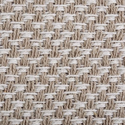 DII Woven Basics Collection 100% Cotton Knit Table Runner, 15x72, Stone - color: Stone, size: 15x72"
