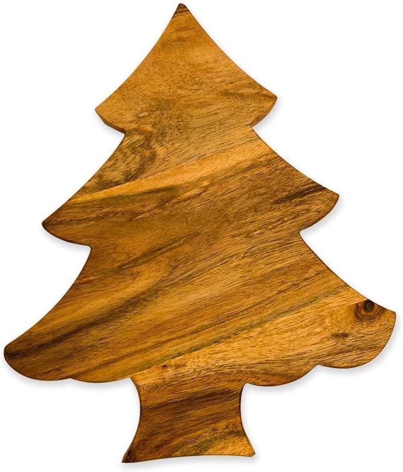 Sophia Art 100% Acacia Wooden Chopping Board, Butcher Block for Vegetables, Cafe and Restaurant, Serving Board,Charcuterie Board Cutting Board, Brown (Tree with Grooves, 11"L x 9.75"W) - color: Tree with Grooves, 11"L x 9.75"W