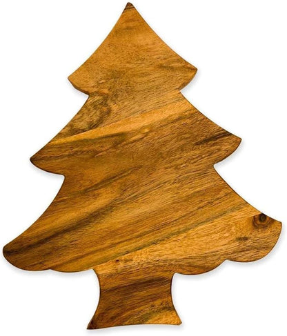 Sophia Art 100% Acacia Wooden Chopping Board, Butcher Block for Vegetables, Cafe and Restaurant, Serving Board,Charcuterie Board Cutting Board, Brown (Tree with Grooves, 11"L x 9.75"W) - color: Tree with Grooves, 11"L x 9.75"W