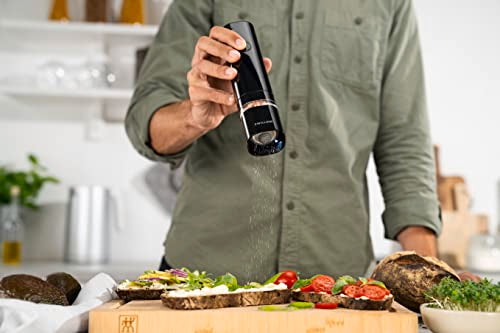 Electric Salt/Pepper Mill, rechargeable - color: Black