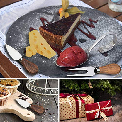 14 Piece Cheese Knife Set, Stainless Steel Cheese Knives | Charcuterie Boards Accessories, Butter Spreader Knife, Charcuterie Utensils with Wine Accessories & Premium Gift Box