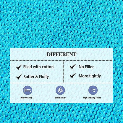 L'AGRATY Knitted Weighted Blanket - 50"x60", 10lbs Cooling Chunky Knit Heavy Blanket for Adults, Braided Crochet Throw, Thick Cable Yarn, No Beads, Evenly Weighted, Machine Washable | No Beads Evenly Weighted Machine Washable Chunky Braided Crochet Throw