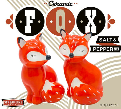Streamline Imagined Fox Salt & Pepper Set - style: Fox