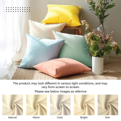 Encasa XO Throw Pillow Covers, Cotton, No Inserts 16"x16" Charcoal Grey | Durable Cotton Canvas | Concealed Invisible Zipper | Ideal for DIY & Embroidery | Living Room & Couch | Set of 2 - color: Charcoal Grey, size: 16" x 16" (Pack of 2)