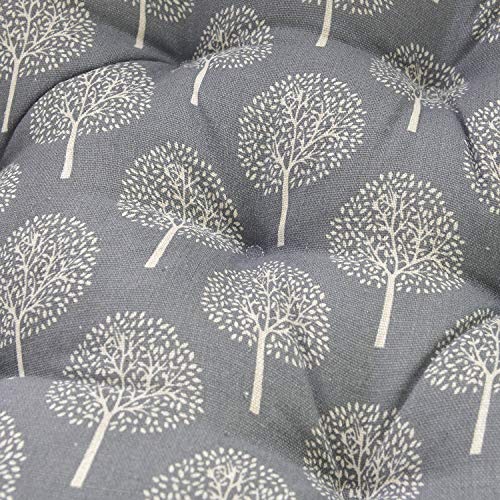 vctops Bohemian Soft Round Chair Pad Garden Patio Home Kitchen Office Seat Cushion Tree Navy Diameter 16" - color: Tree Navy, style: Diameter 16 Inch