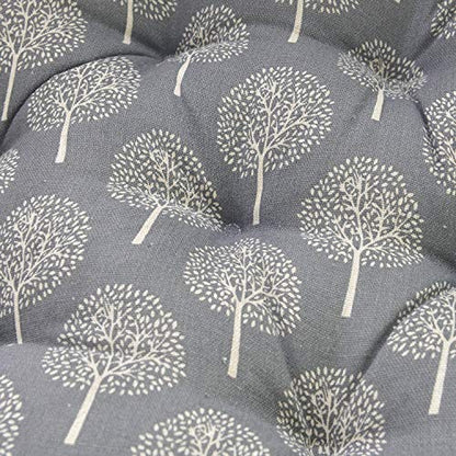 vctops Bohemian Soft Round Chair Pad Garden Patio Home Kitchen Office Seat Cushion Tree Navy Diameter 16" - color: Tree Navy, style: Diameter 16 Inch