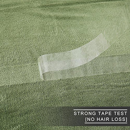 Fleece Blanket Twin Size 350GSM Lightweight Throw for The Bed Extra Soft Brush Fabric Super Warm Sofa Blanket 66" x 90"(Green Twin) - color: Green, size: Twin (90-Inch-by-66-Inch)