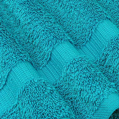 Chakir Turkish Linens 6 Piece Hand Towels, 100% Cotton Luxury Turkish Towels for Bathroom, Soft Absorbent Hand Towel Set, 16 x 30 Inches, Aqua - color: Aqua