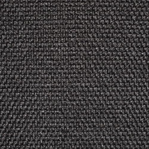 Non-Slip Chair Cushions, Assembled in USA, U-Shaped Skid-Proof Seat Pads for Dining Room, Kitchen, Office, 15"x16" - color: Solid Midnight Black, size: 2 Pack