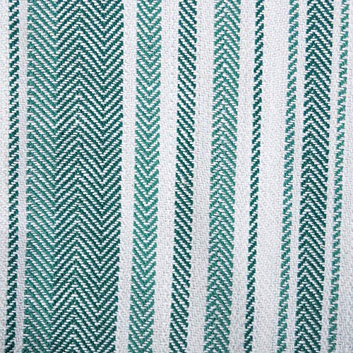 DII Assorted Woven, Kitchen Dishtowel Set, 18x28, Teal, 5 Piece - color: Teal