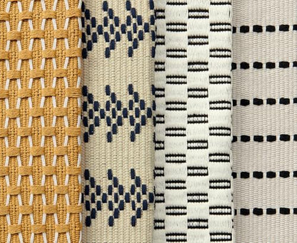 Custom Window Bench Seat Cushion Heavy Wicker Weaving Texture Customized Bay Window Sill Seating Foam Cushions for Indoor Furniture, Mudroom Entryway, Reading Kitchen Breakfast Nook, Non Slip Bottom