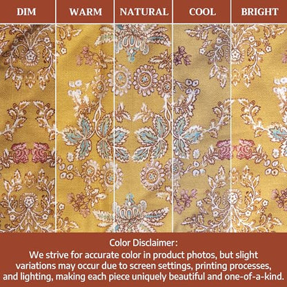 Maison d' Hermine Double Oven Mitts 100% Cotton Double Oven Glove (7"x35") | Heat Resistant BBQ Cooking Gloves with Loop Baking Grilling Kitchen Hotel Home Farmhouse Spring Summer - Marquise - color: 001 - Marquise, size: 7" x 35" (Double Oven Mitt)