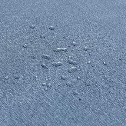 NLMUVW 48 Inch Square Vinyl Tablecloth, Heavy Duty PVC Table Cloth Small Table Cover Waterproof Wipde Clean for Kitchen Dining Picnic, Blue, 48 x 48 inch - color: Blue, size: 48" x 48" (Square)